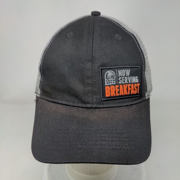 Taco Bell Now Serving Breakfast Snapback Trucker Hat Multi RG Employee - Picture 2 of 8